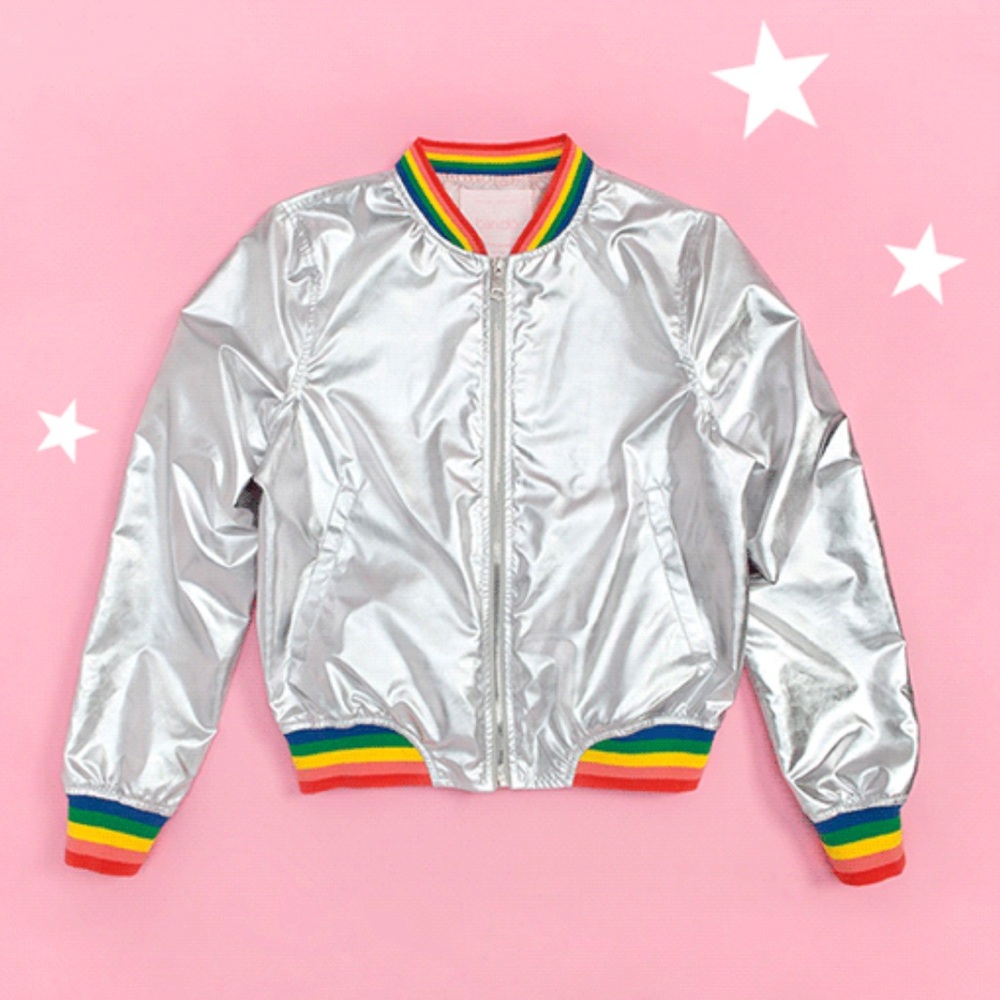 Ban.Dō Metallic Bomber Jacket